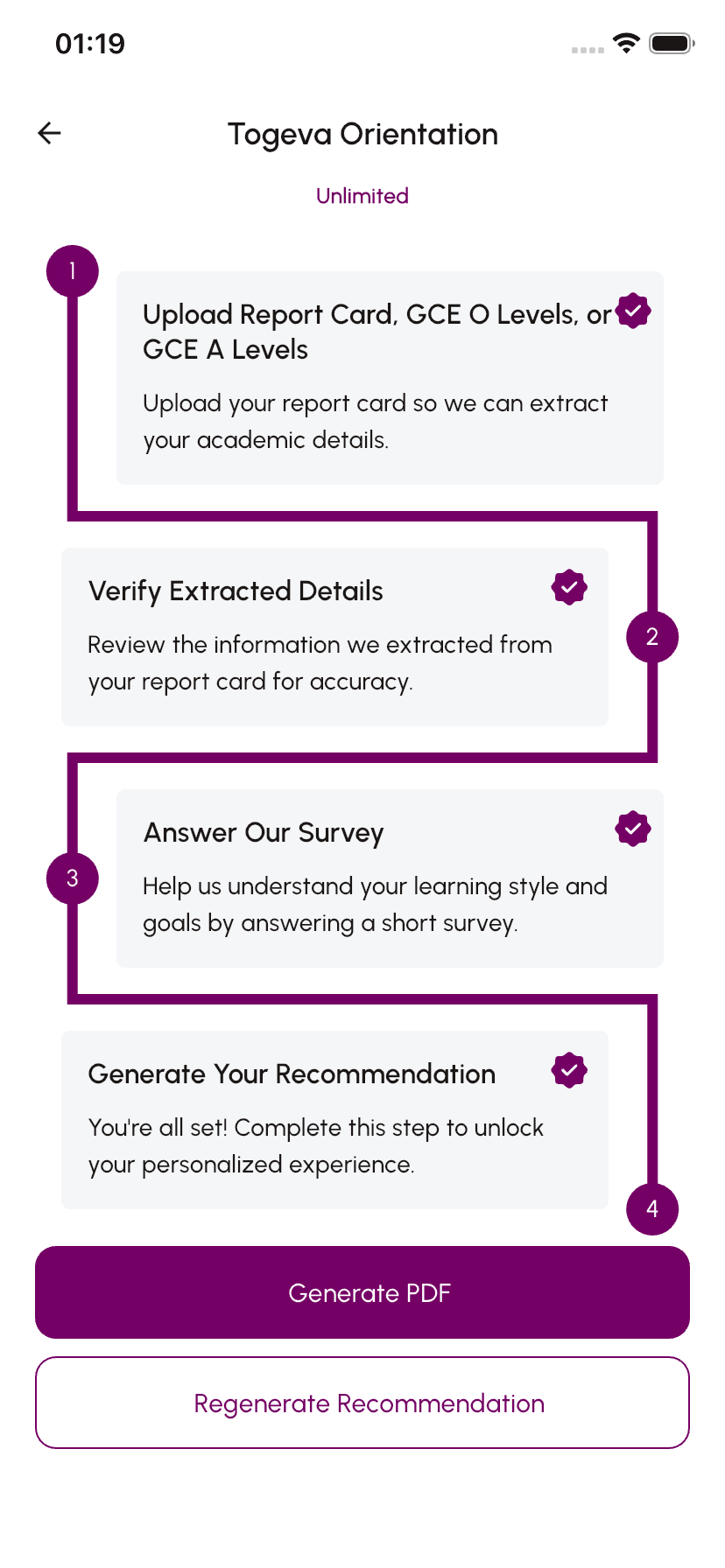 Take orientation with you — app preview — 1 / 4