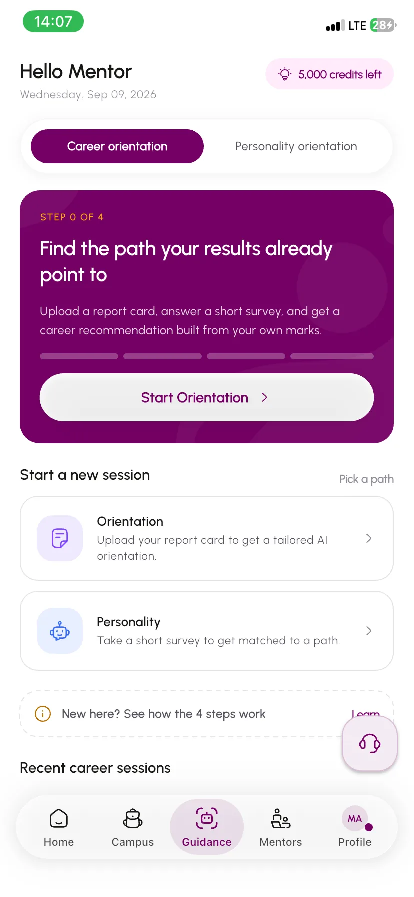 Take orientation with you — app preview — 1 / 4